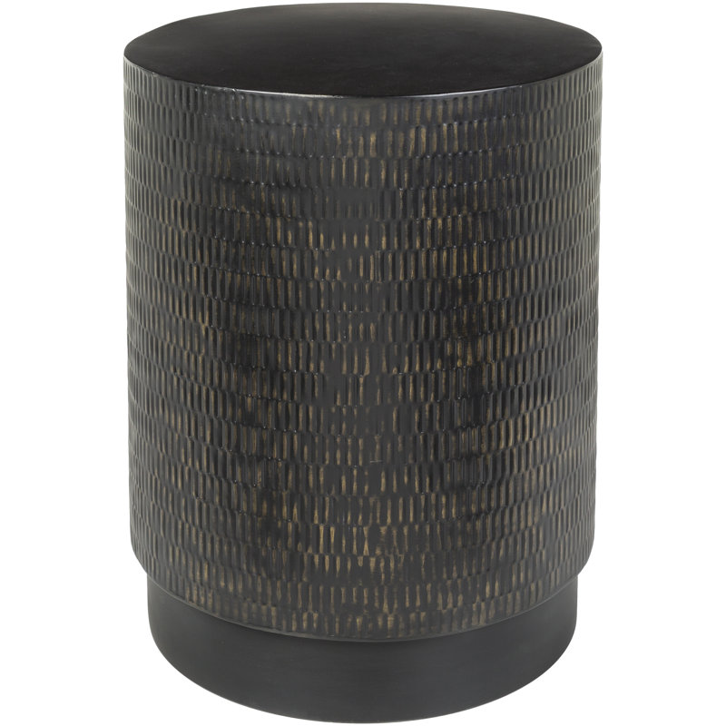 Langley Street Kennemer 19'' Tall Iron Drum End Table & Reviews Wayfair